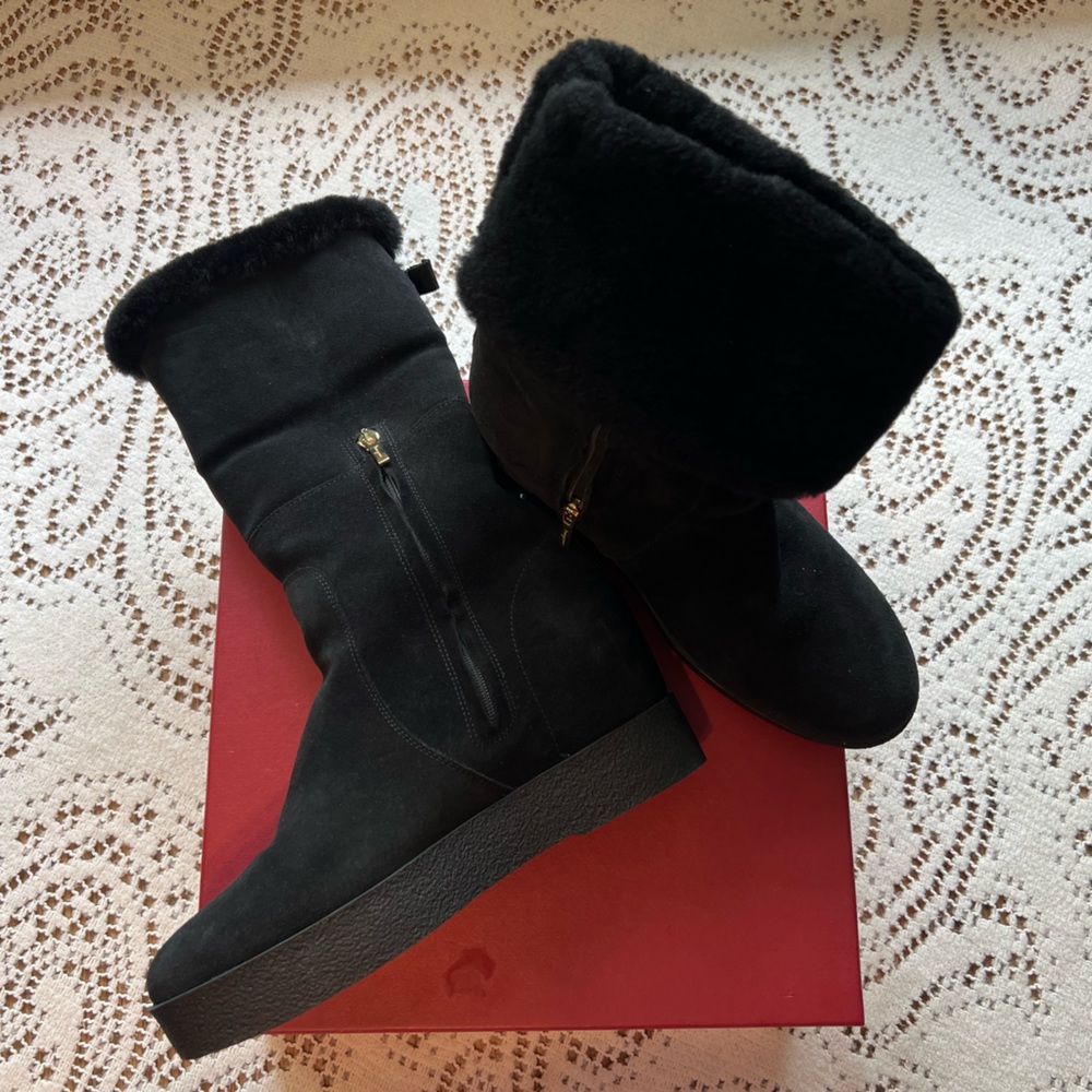 Salvatore Ferragamo “Falcon” Winter Boots